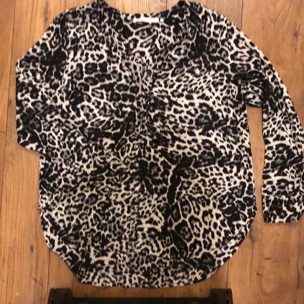 Cheetah Print Blouse S